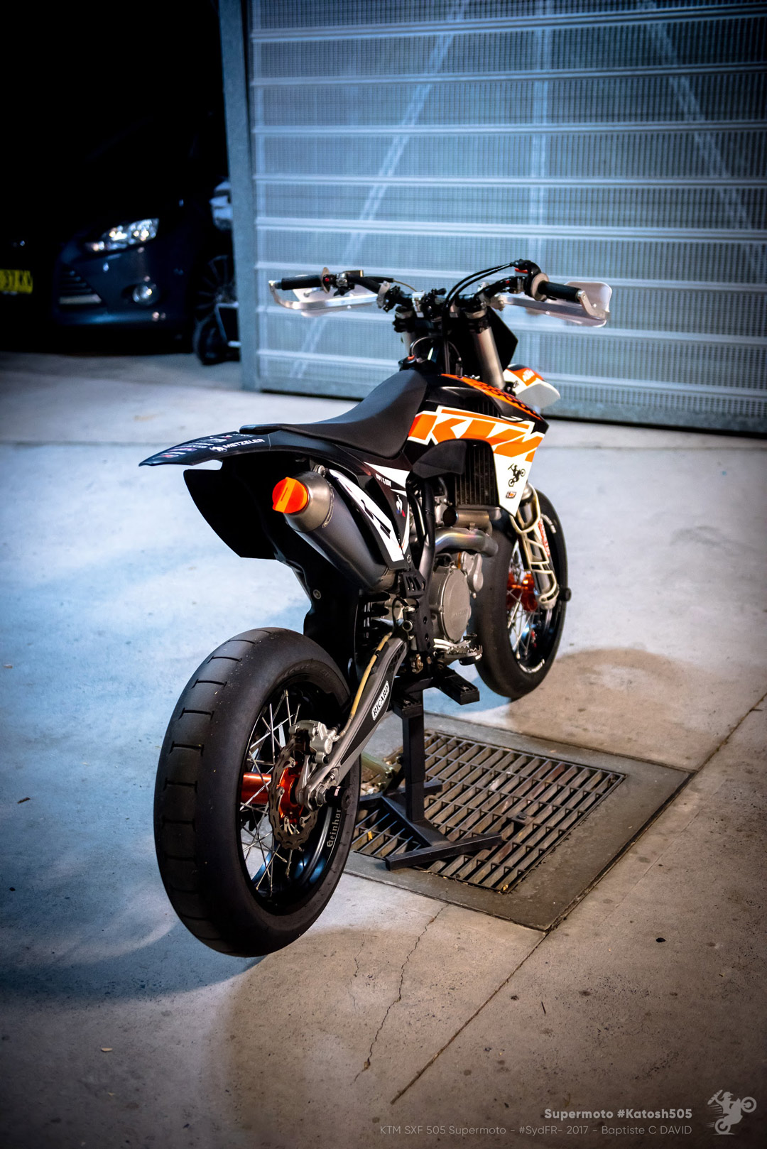 Katosh505 ktm sxf 505 supermoto Sydney french riders Baptiste C David